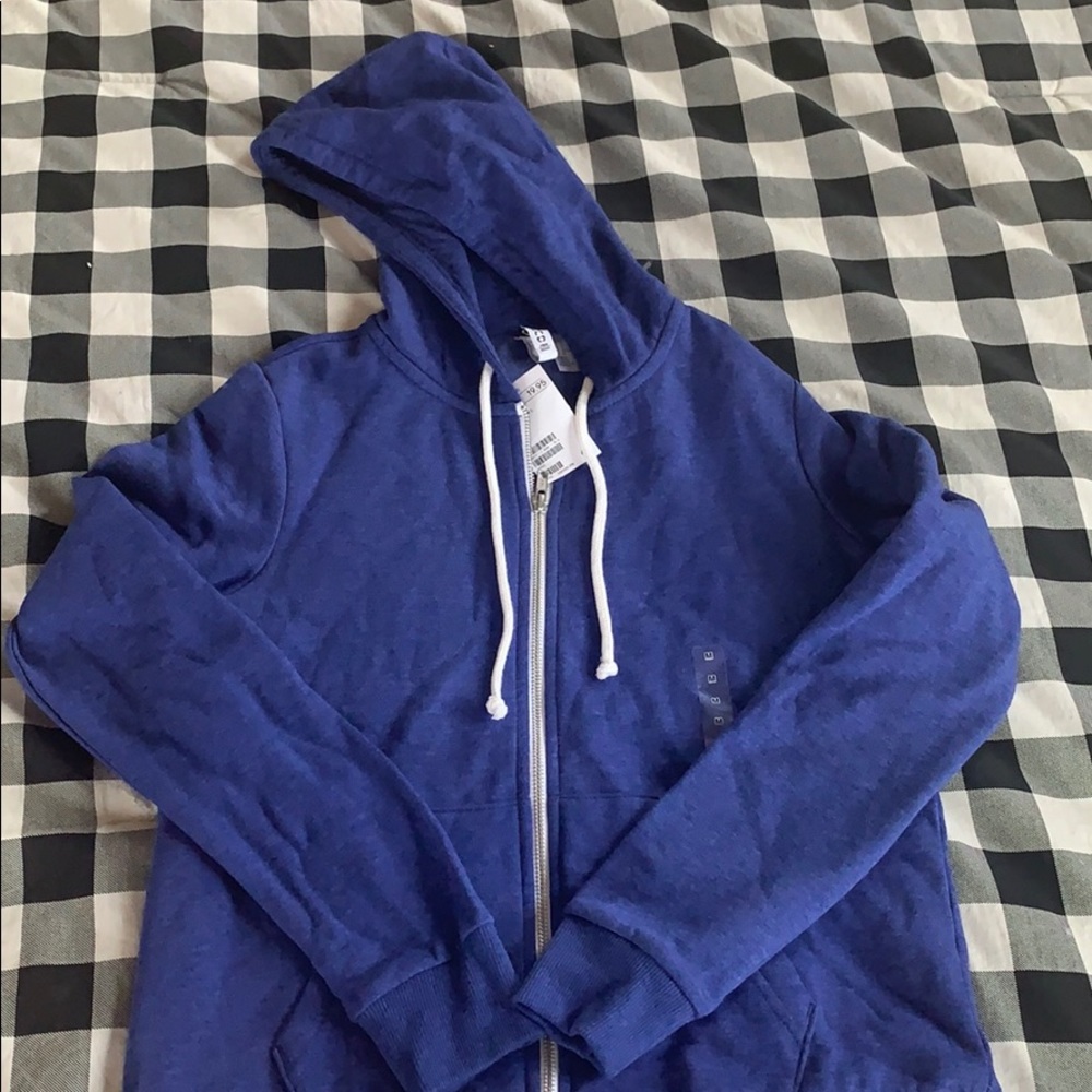 H&M Hooded Zip Up Sweatshirt Size M